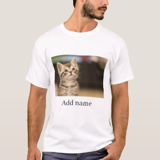 Camiseta Foto personalizado y nombre personalizado