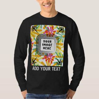 Camiseta Foto personalizado y texto Añadir Personalizable d