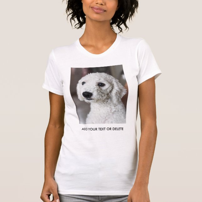 Camiseta Foto personalizado y texto personalizado (Anverso)