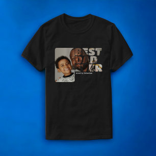 Camiseta Foto personalizado Y Texto Personalizados Mejor Pa