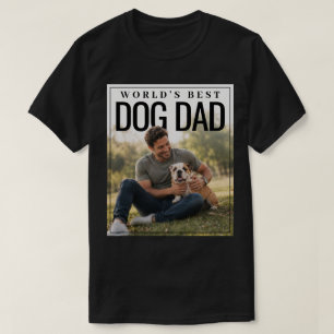 Camiseta Foto PhotoPop del mejor papá de perros del mundo
