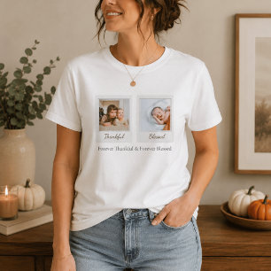 Camiseta Foto Polaroid Agradecido y Bendecido Regalo Pers