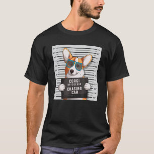 Camiseta Foto policial de Corgi Perro Criminal 1