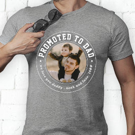 Camiseta Foto promocionada oficialmente a papá con tarjeta