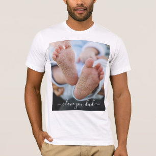 Camiseta Foto Regalo para Papá Te Quiero PAPÁ