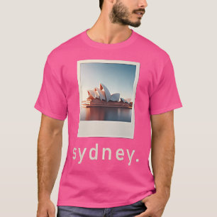 Camiseta Foto retro de la ópera de Sydney