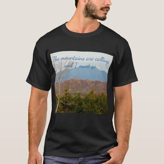 Camiseta Foto Shenandoah del paisaje de Blue Ridge (Anverso)