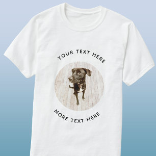 Camiseta Foto Simple Con Texto