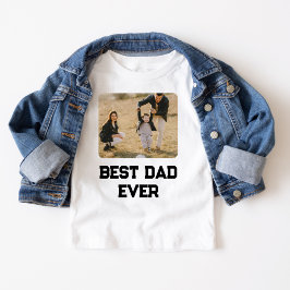 Camiseta Foto simple: regalo del día del padre para el mejo