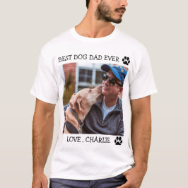 Camiseta Foto T-Shi del Personalizado del Día del Padre Mej