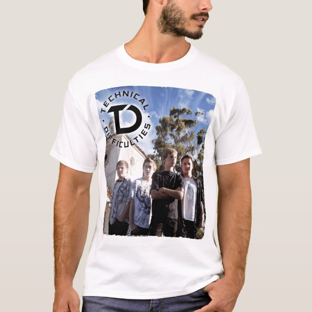 Camiseta Foto técnica de la banda de las dificultades (Anverso)