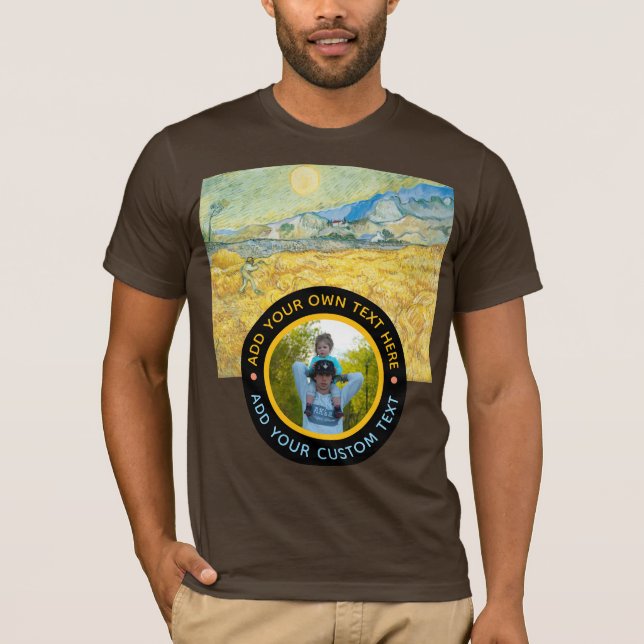 Camiseta Foto-texto personalizado - Fiesta de cumpleaños de (Anverso)