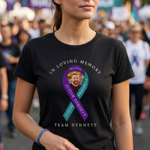 Camiseta Foto y nombre conmemorativo personalizado de conci