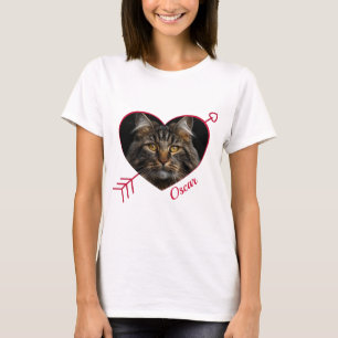 Camiseta Foto y nombre del Mascota personalizado