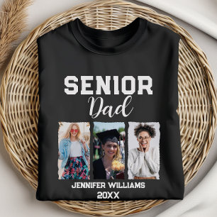 Camiseta Foto y nombre del personalizado de grado de papá