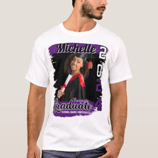 Camiseta Foto y nombre del Personalizado familiar de gradua