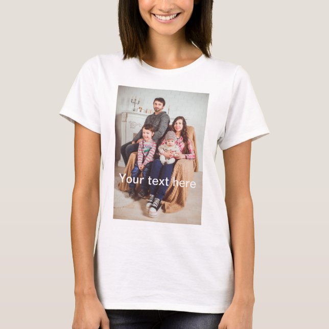 Camiseta Foto y/o texto de encargo (Anverso)