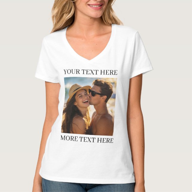Camiseta Foto y Texto (Anverso)