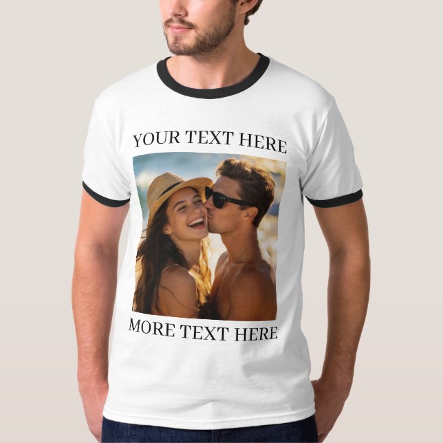 Camiseta Foto y Texto (Anverso)