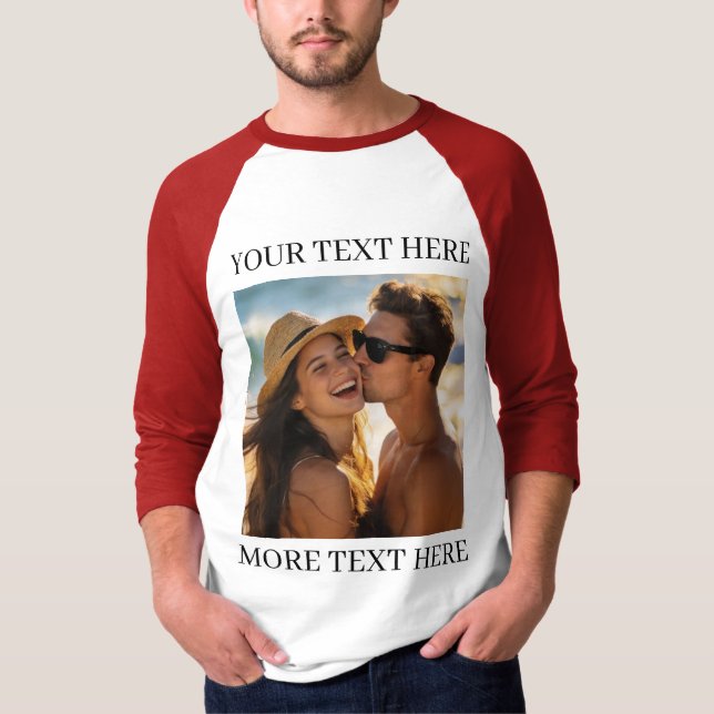 Camiseta Foto y Texto (Anverso)