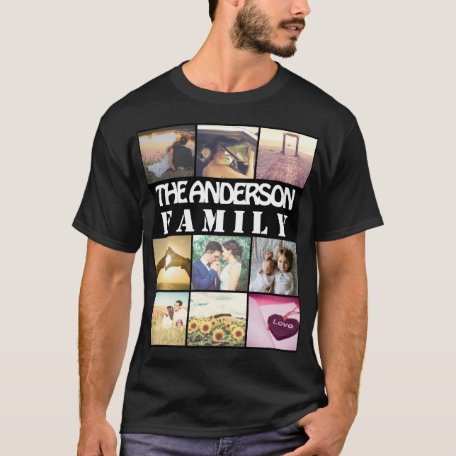 Camiseta Foto y texto del Personalizado (Anverso)