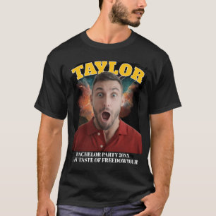 Camiseta Foto y texto personalizado divertido de concierto
