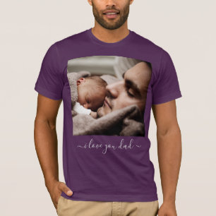 Camiseta Foto y texto personalizado - Te amo DAD 