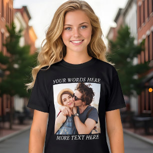 Camiseta Foto y Texto Personalizados