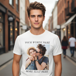 Camiseta Foto y Texto Personalizados