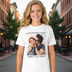 Camiseta Foto y Texto Personalizados