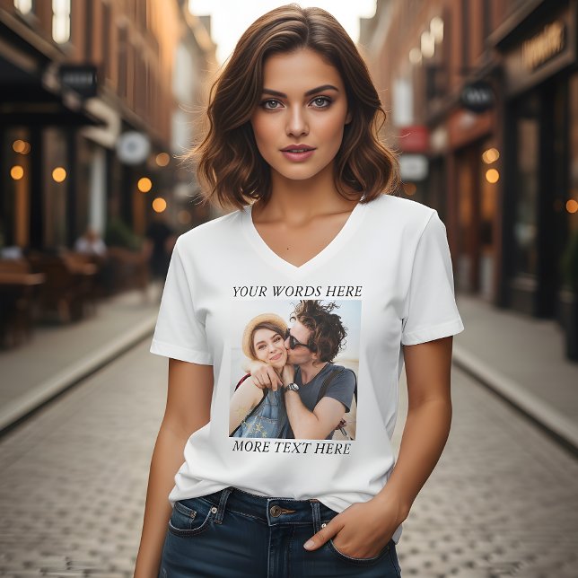 Camiseta Foto y Texto Personalizados (Subido por el creador)