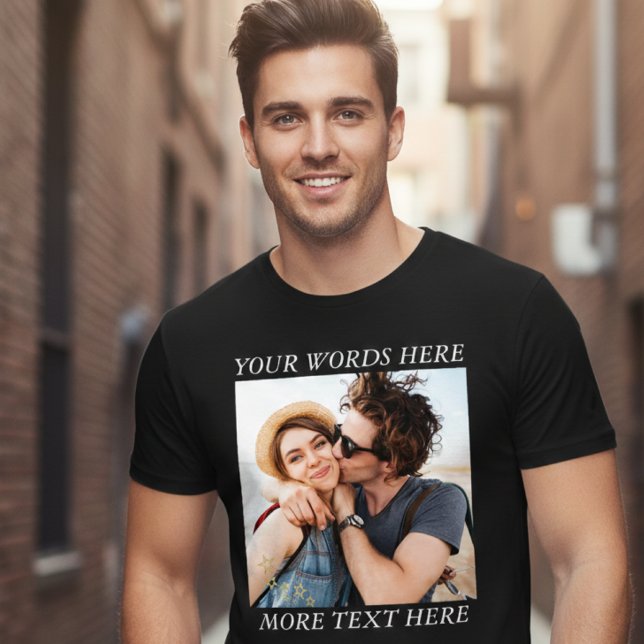Camiseta Foto y Texto Personalizados (Subido por el creador)