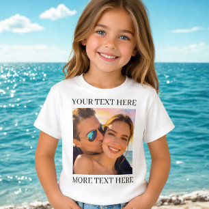 Camiseta Foto y texto personalizados