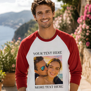 Camiseta Foto y Texto Personalizados