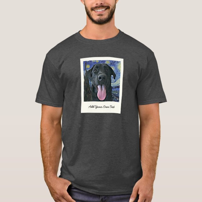 Camiseta Foto y texto personalizados del Mascota de perro d (Anverso)