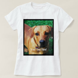 Camiseta Foto y texto personalizados impresos