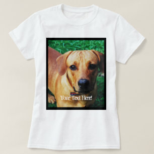 Camiseta Foto y texto personalizados impresos