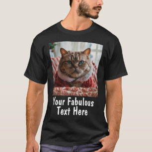 Camiseta Foto y Texto Personalizados Simple