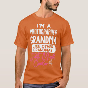 Camiseta Fotógrafa de Día de la Madre de Guay Abuela 
