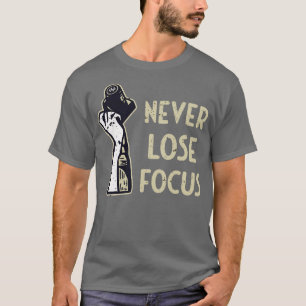 Camiseta Fotógrafa de Fotógrafo Divertido con el enfoque de