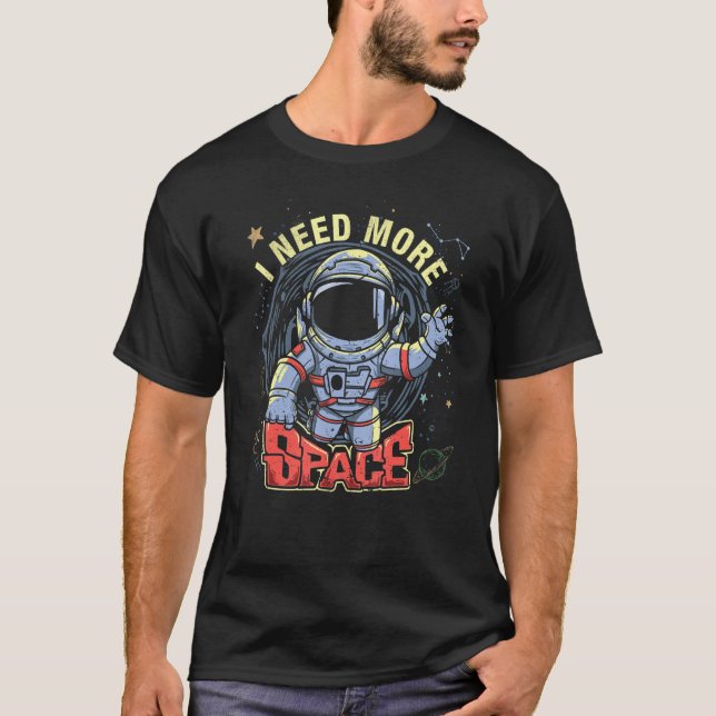 Camiseta Fotógrafa espacial floral de élite Hombres Astrona (Anverso)