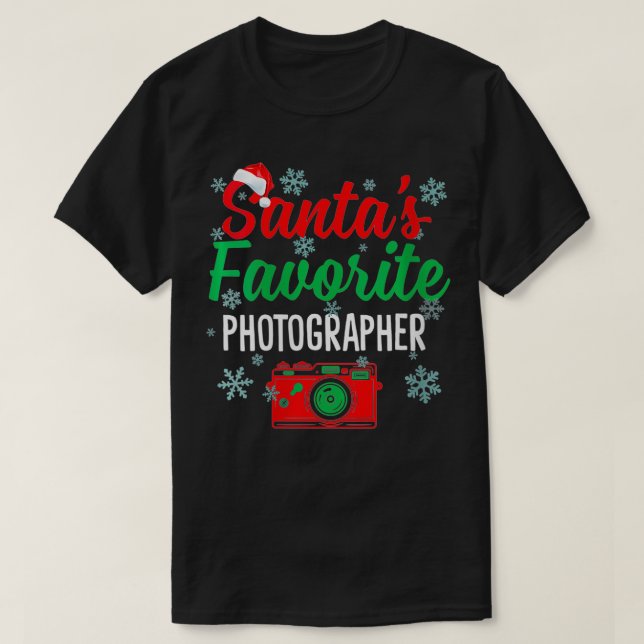 Camiseta Fotógrafa favorita de Santas Fantasmas Funny Chris (Diseño del anverso)