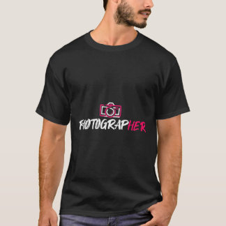 Camiseta Fotógrafa femenina