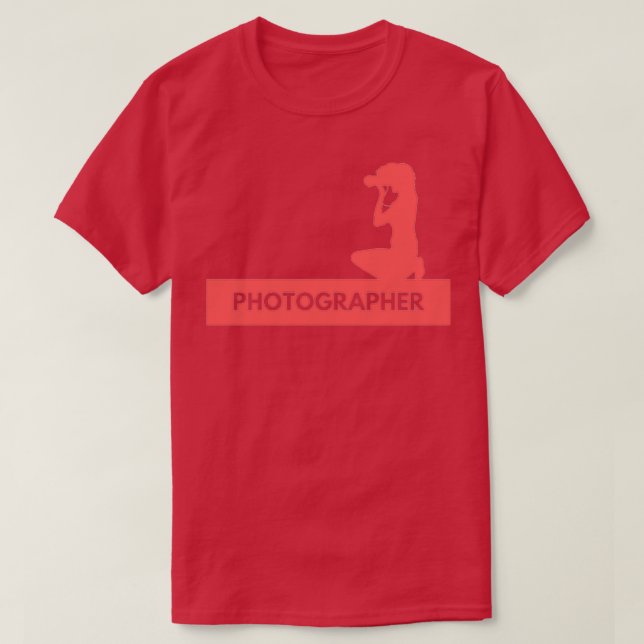 Camiseta Fotógrafa Femenina (Diseño del anverso)