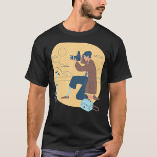 Camiseta Fotógrafa mujer de la comunidad fotográfica D