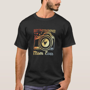 Camiseta Fotógrafa mujer madre fotografía cámara de mamá