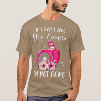 Camiseta Fotógrafa Regalo Cute para la cámara femenina con