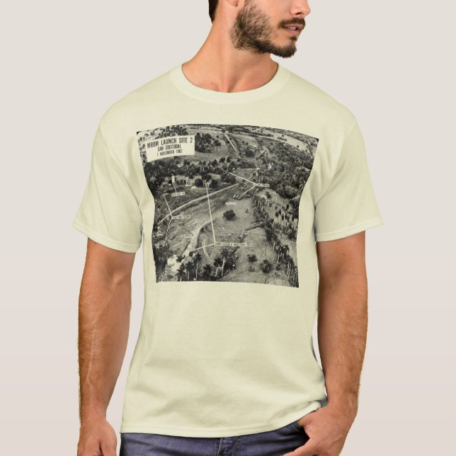 Camiseta Fotografía aérea de misiles en Cuba 1962 (Anverso)