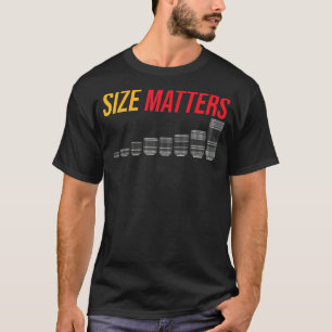 Camiseta Fotografía Cámara Tamaño de Lente Materia Fotógraf