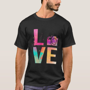 Camiseta Fotografía colorida de mamá